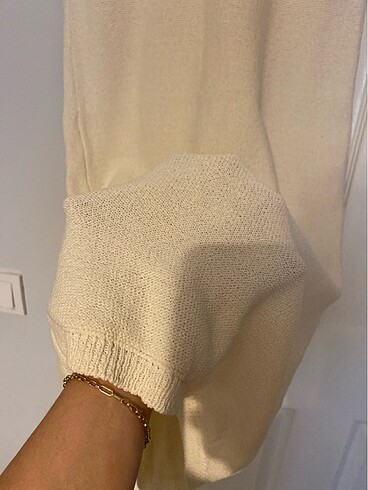 Butikten yazlık triko diz altı elbise - Görsel 2