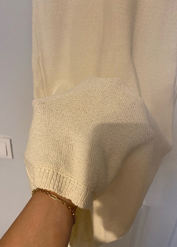 Butikten yazlık triko diz altı elbise - Görsel 2