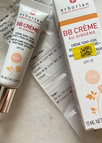  Beden Renk Erborian BB CRÈME SPF 20 15ml