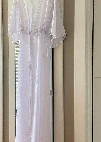 Tül pareo plaj elbisesi - Görsel 5