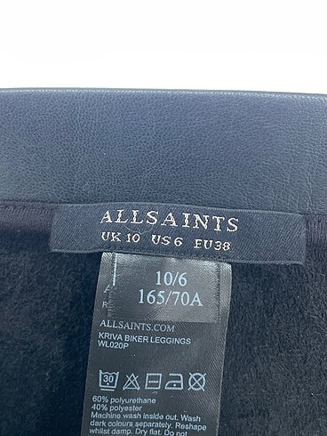 38 Beden siyah Renk All Saints Skinny %70 İndirimli.