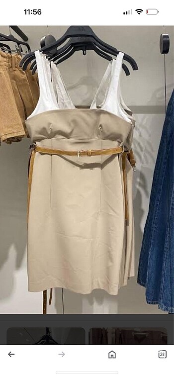 xs Beden Zara elbise