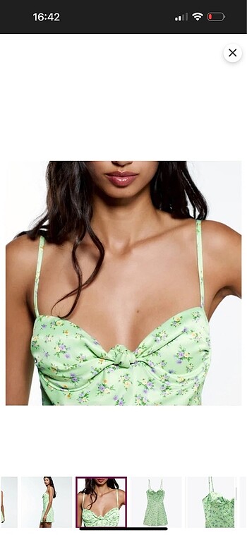 xs Beden Zara elbise