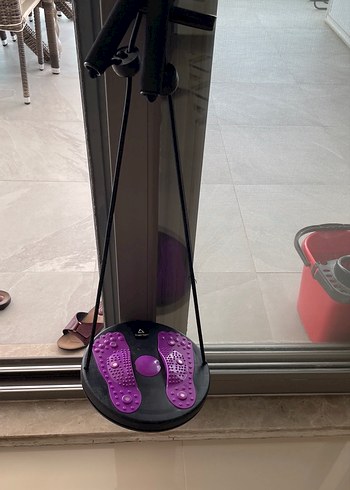 Koyu Mor Desenli Step Platform