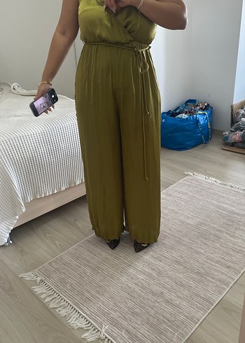 Kahverengi Askılı Salaş  Tulum - Görsel 2