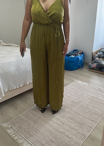 Kahverengi Askılı Salaş  Tulum - Görsel 3