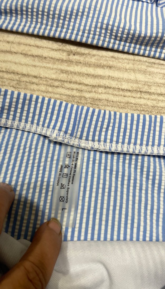 Mavi Çizgili Fırfırlı Mini Bikini - Görsel 5