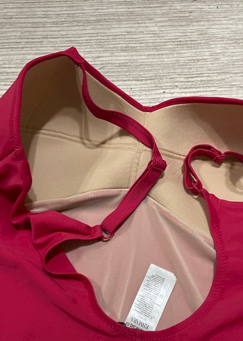 Esmara marka Koyu Pembe İnce Askılı Kadın Mayo - Görsel 4