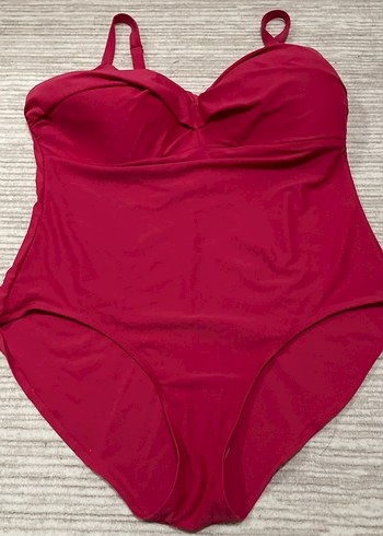 Esmara marka Koyu Pembe İnce Askılı Kadın Mayo - Görsel 2