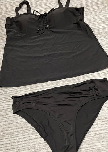 Kahve dengi Midi Kadın Mayo - Görsel 2