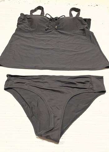 Kahve dengi Midi Kadın Mayo - Görsel 3