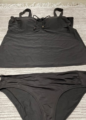 Kahve dengi Midi Kadın Mayo - Görsel 4