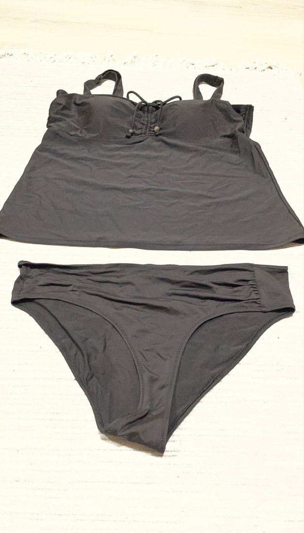 Kahve dengi Midi Kadın Mayo - Görsel 3