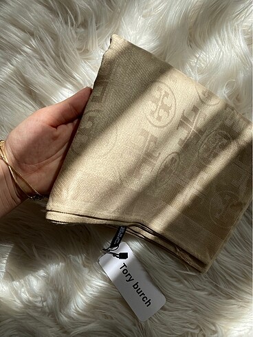 Beden Tory burch ithal yün ipek şal