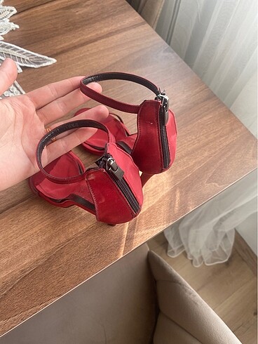 37 Beden bordo Renk İnce topuklu ayakkabı