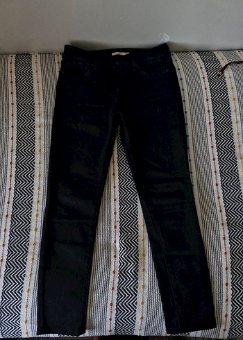 26 Beden Siyah Midi Boy Regular Fit Kadın Kot Pantolon