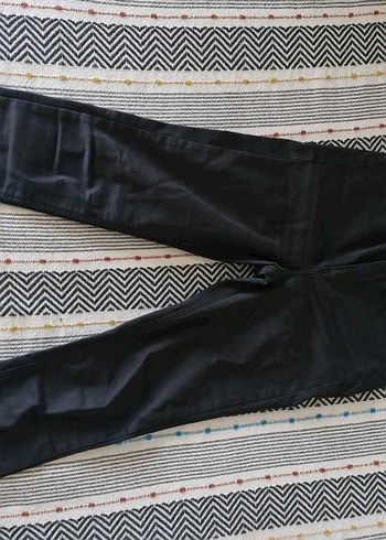 Kadın Siyah Denim Kemerli Pantolon