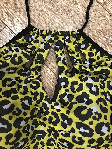Diğer Mayokini yeşıl leopard desen