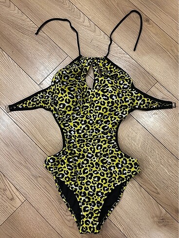Mayokini yeşıl leopard desen
