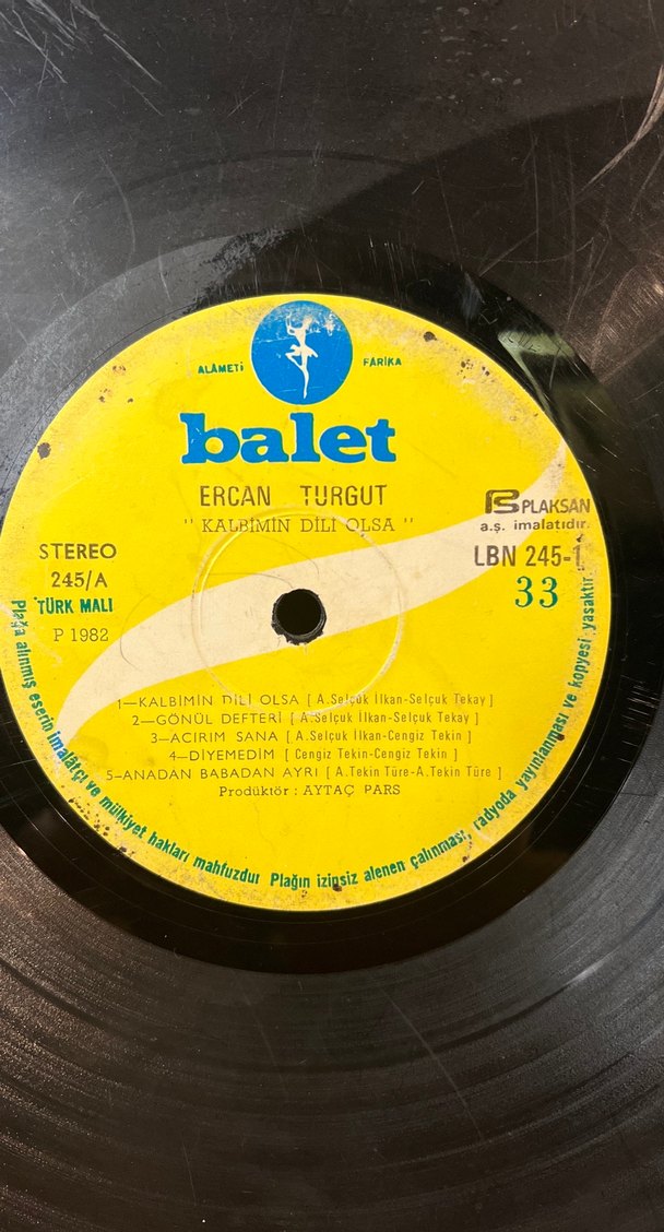 Ercan Turgut Plak - Görsel 2