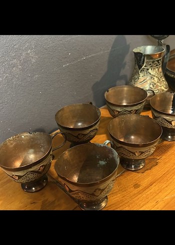 Kahverengi Etnik Desenli Geleneksel set - Görsel 4