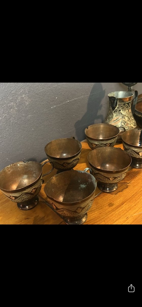 Kahverengi Etnik Desenli Geleneksel set - Görsel 4