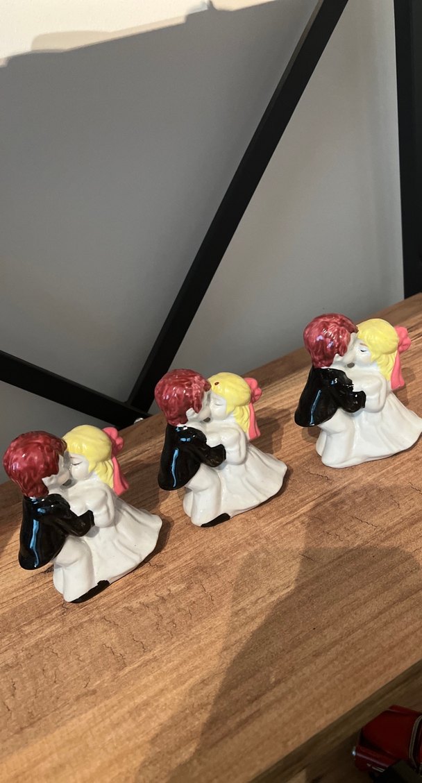 Beyaz Gelin ve Damat Biblo Seti - Görsel 3