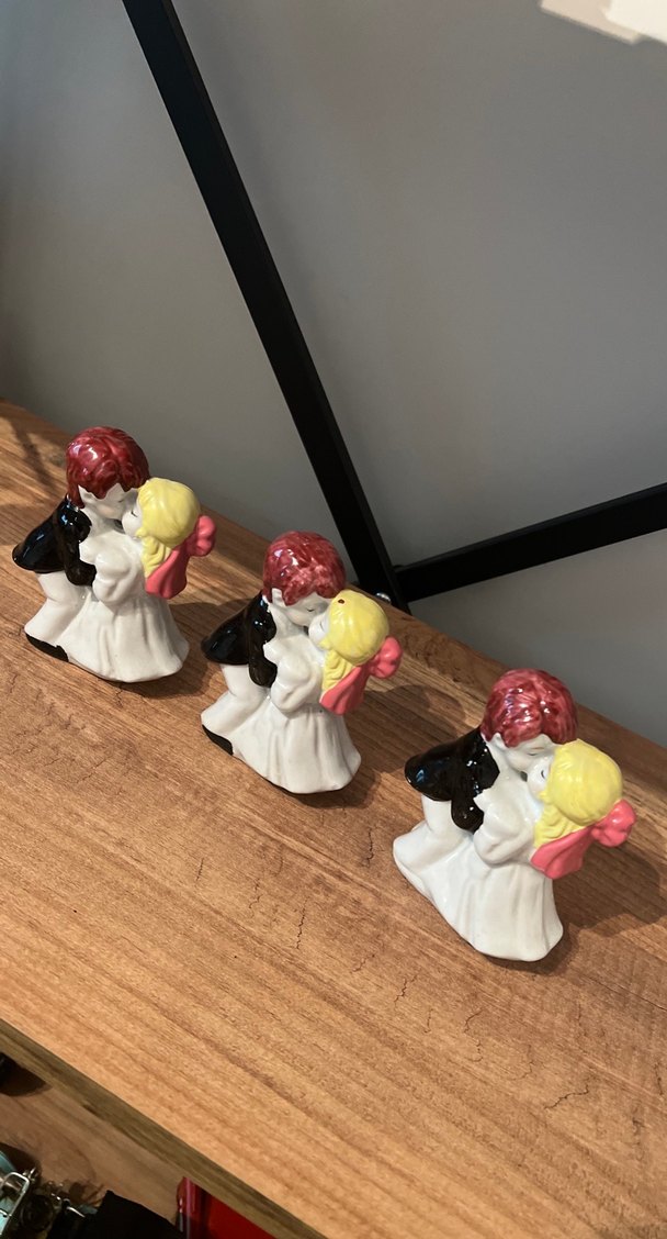 Beyaz Gelin ve Damat Biblo Seti - Görsel 2