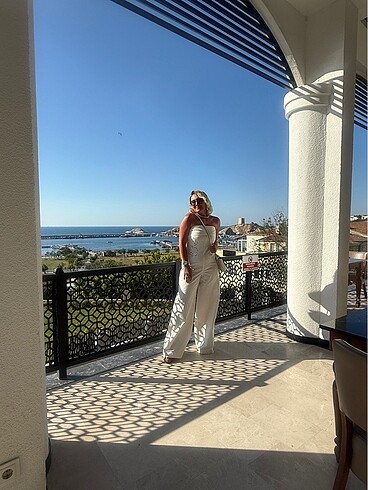 Zara Beyaz tulum