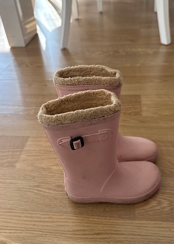 Kız Çocuk Pembe Lastik Bot - Görsel 2