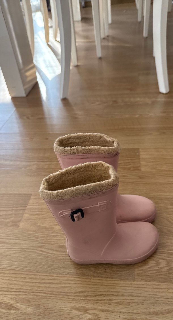 Kız Çocuk Pembe Lastik Bot - Görsel 3