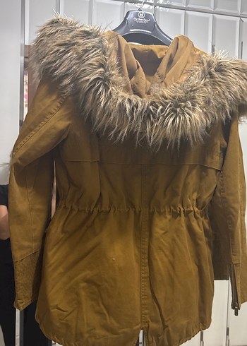 Kahverengi Kadın Süet Kürklü Ceket - Görsel 4