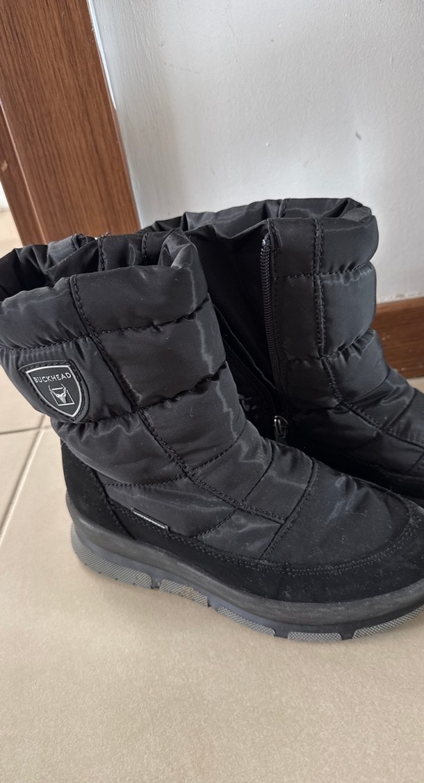 Çocuk Siyah Lastik Tokalı Bot - Görsel 2