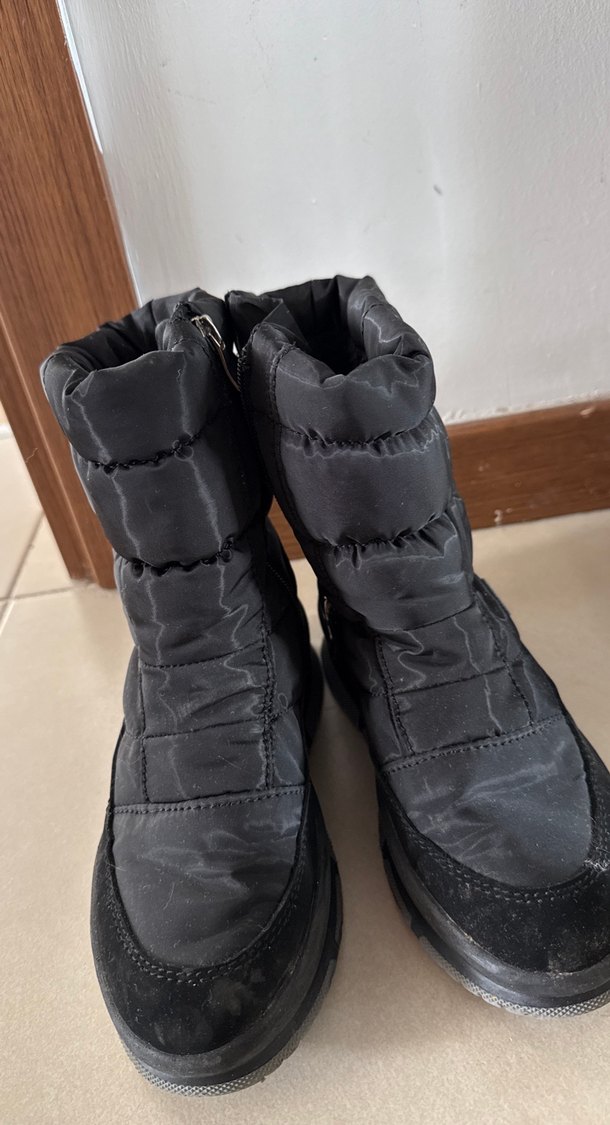 Çocuk Siyah Lastik Tokalı Bot - Görsel 3