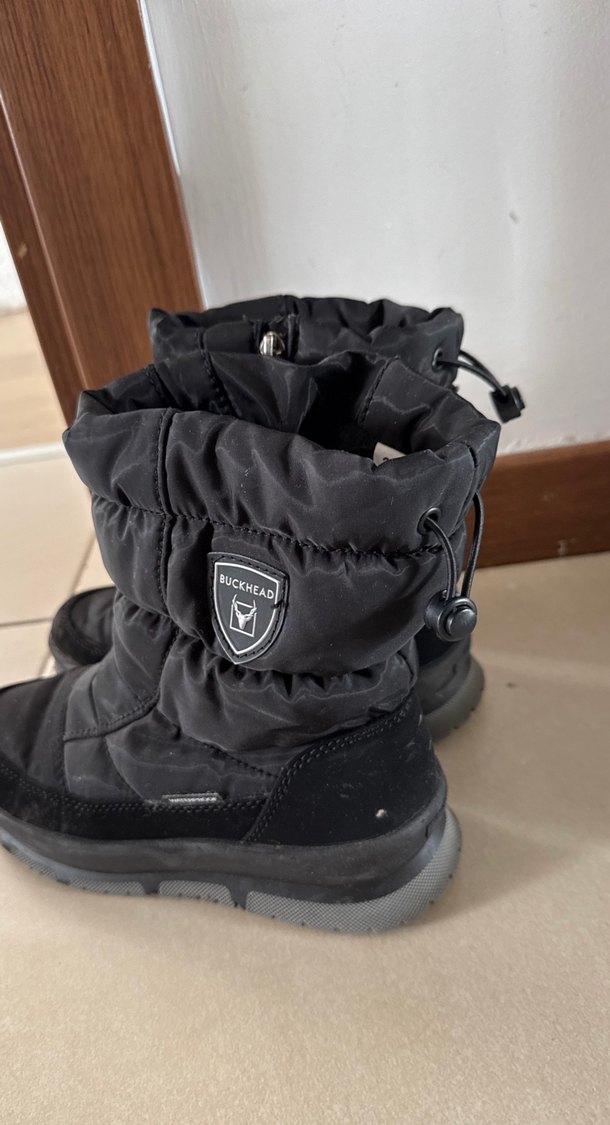 Çocuk Siyah Lastik Tokalı Bot - Görsel 4