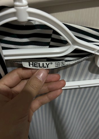 Gri Çizgili Kadın Midi Blazer - Görsel 3