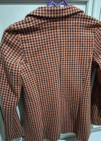 Düğmeli tarçın kazayağı Kadın Blazer Ceket - Görsel 2