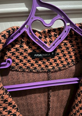 Düğmeli tarçın kazayağı Kadın Blazer Ceket - Görsel 3