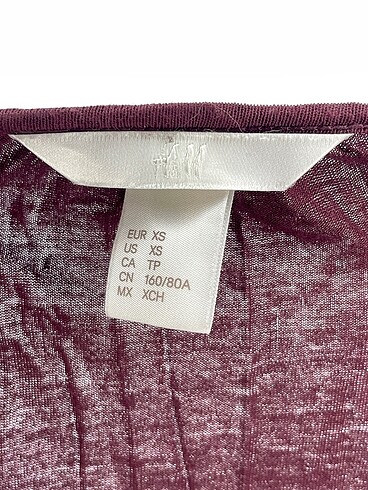xs Beden mor Renk H&M Bluz %70 İndirimli.