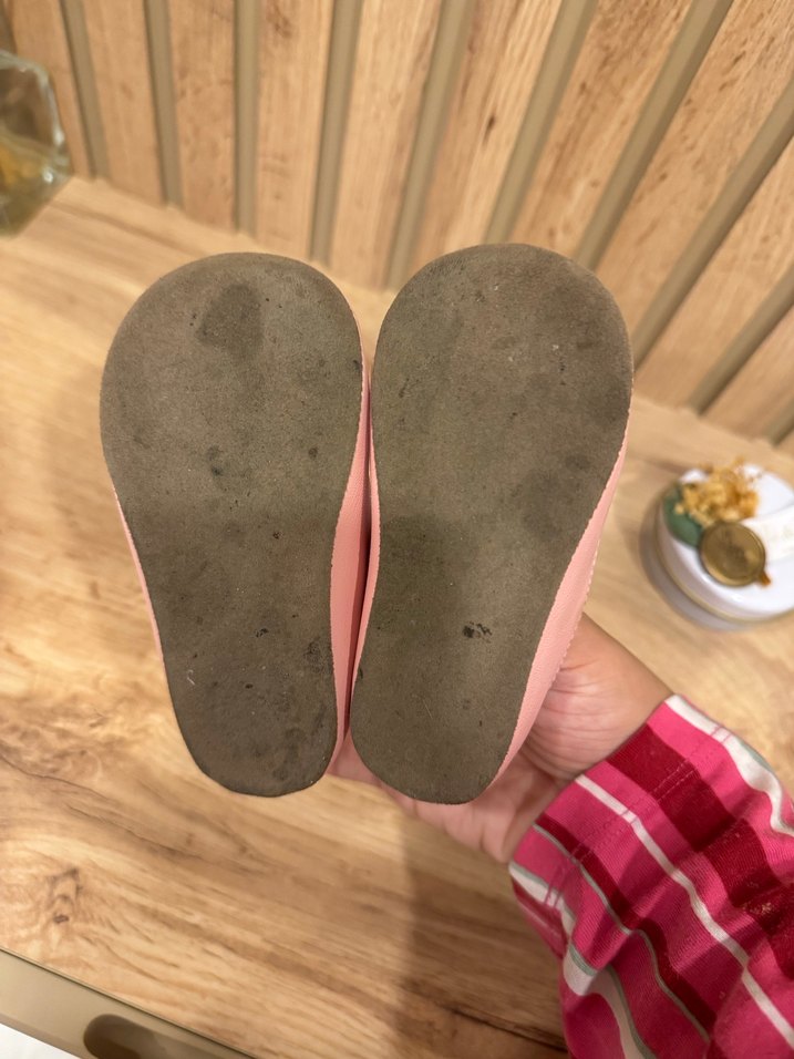 Kız Çocuk Pembe Tokalı Babet Ayakkabı - Görsel 3