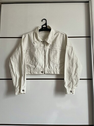 Crop ceket