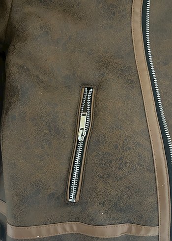 Kahverengi ceket - Görsel 5