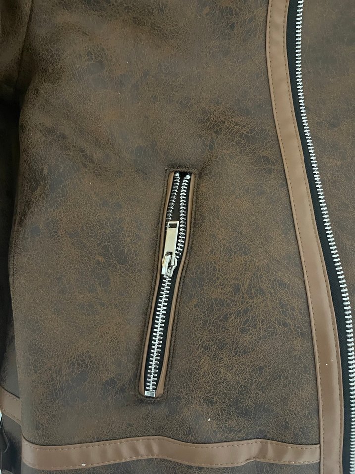 Kahverengi ceket - Görsel 5