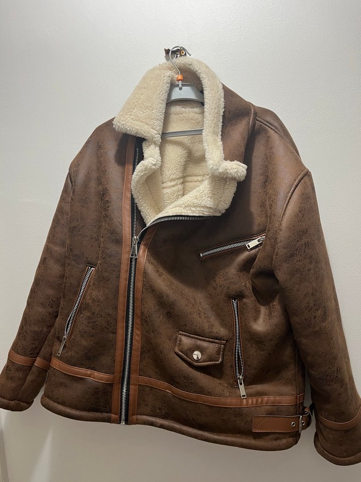 Kahverengi ceket - Görsel 2