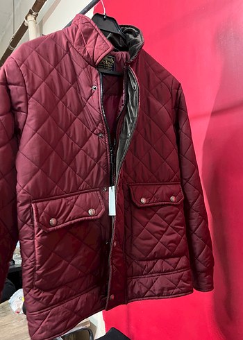 Bordo Düğmeli Kadın Ceket - Görsel 3