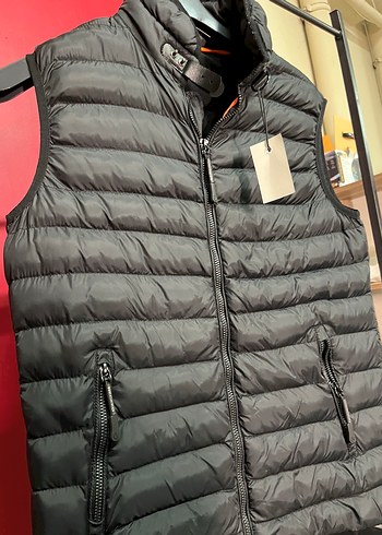 Siyah Fermuarlı Erkek Yelek - Görsel 3