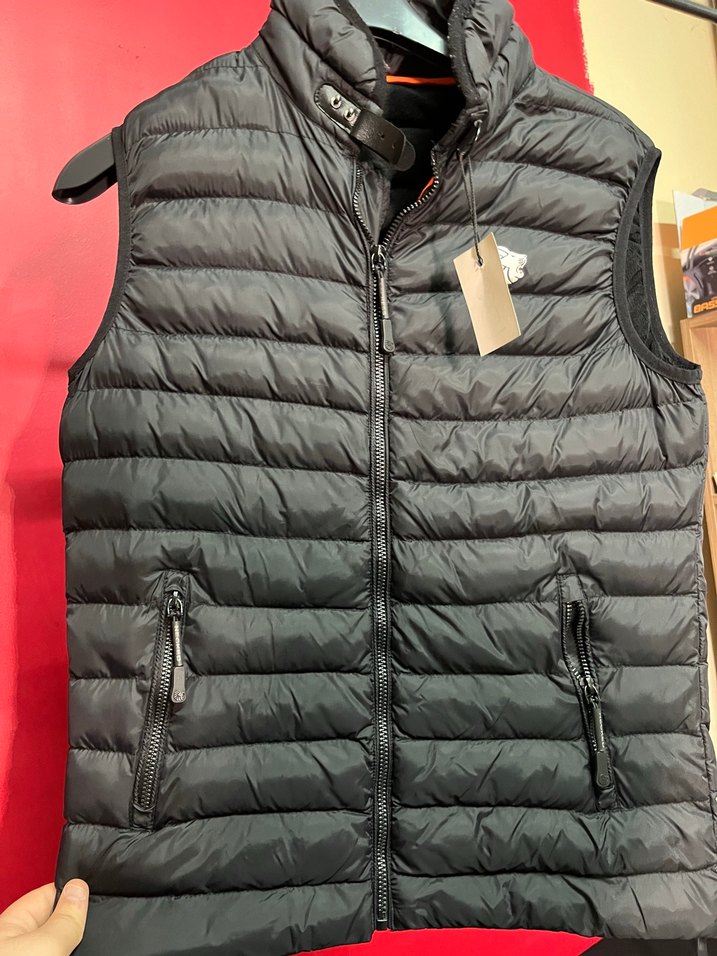 Siyah Fermuarlı Erkek Yelek - Görsel 2