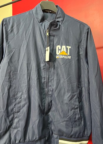 Gri Street cat Erkek Fermuarlı Ceket - Görsel 3