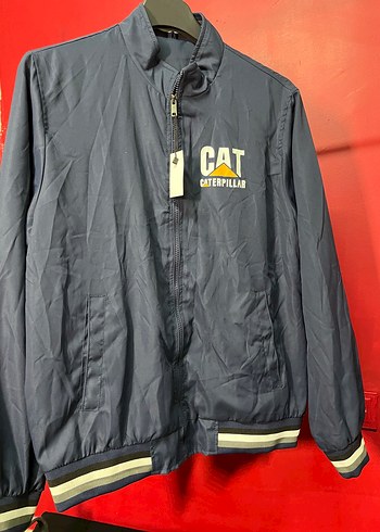 Gri Street cat Erkek Fermuarlı Ceket - Görsel 2