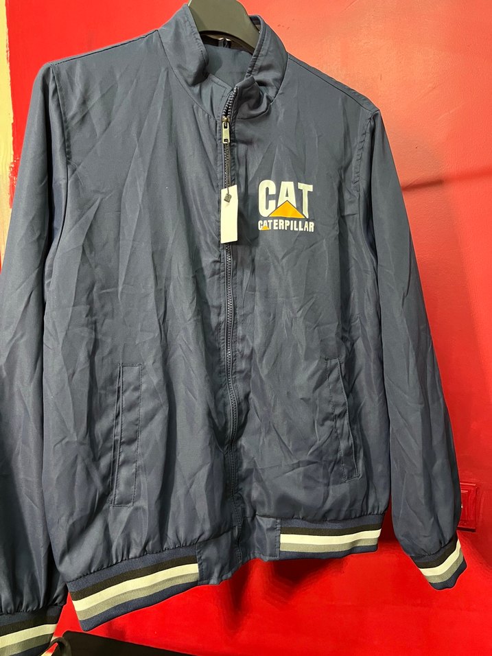 Gri Street cat Erkek Fermuarlı Ceket - Görsel 2